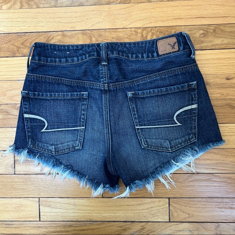 American eagle hi-rise festival cutoff denim jean shorts - Picture 4 of 7
